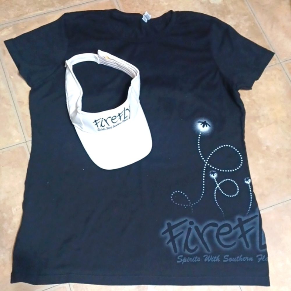 Firefly Spirits t shirt with visor set